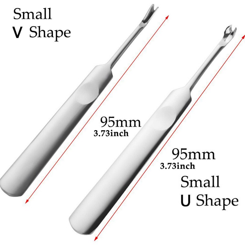 4pcs U+V Shaped Leather Stitch - огляд і ціна Groover Stitching Tool