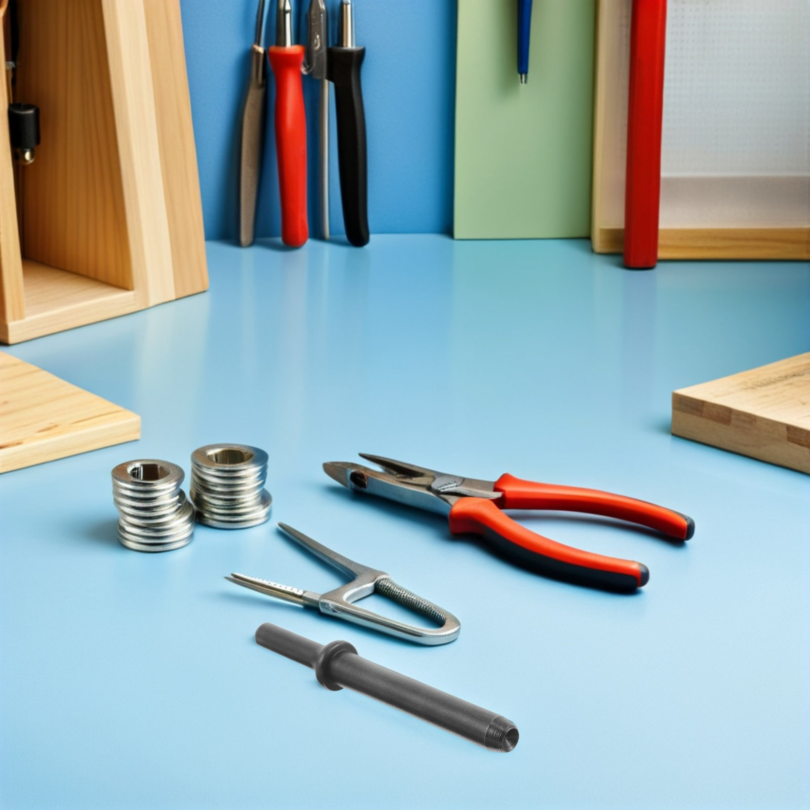 2Pcs Pneumatic Rivet Nut Gun H - огляд і ціна Rivet Setter Tool
