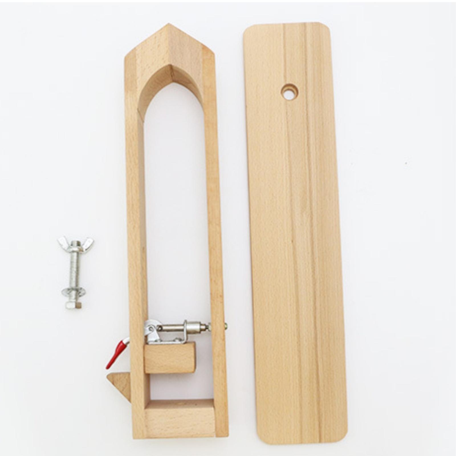 Beechwood Leather Sewing Clamp - огляд і ціна Leatherwork Hand Press
